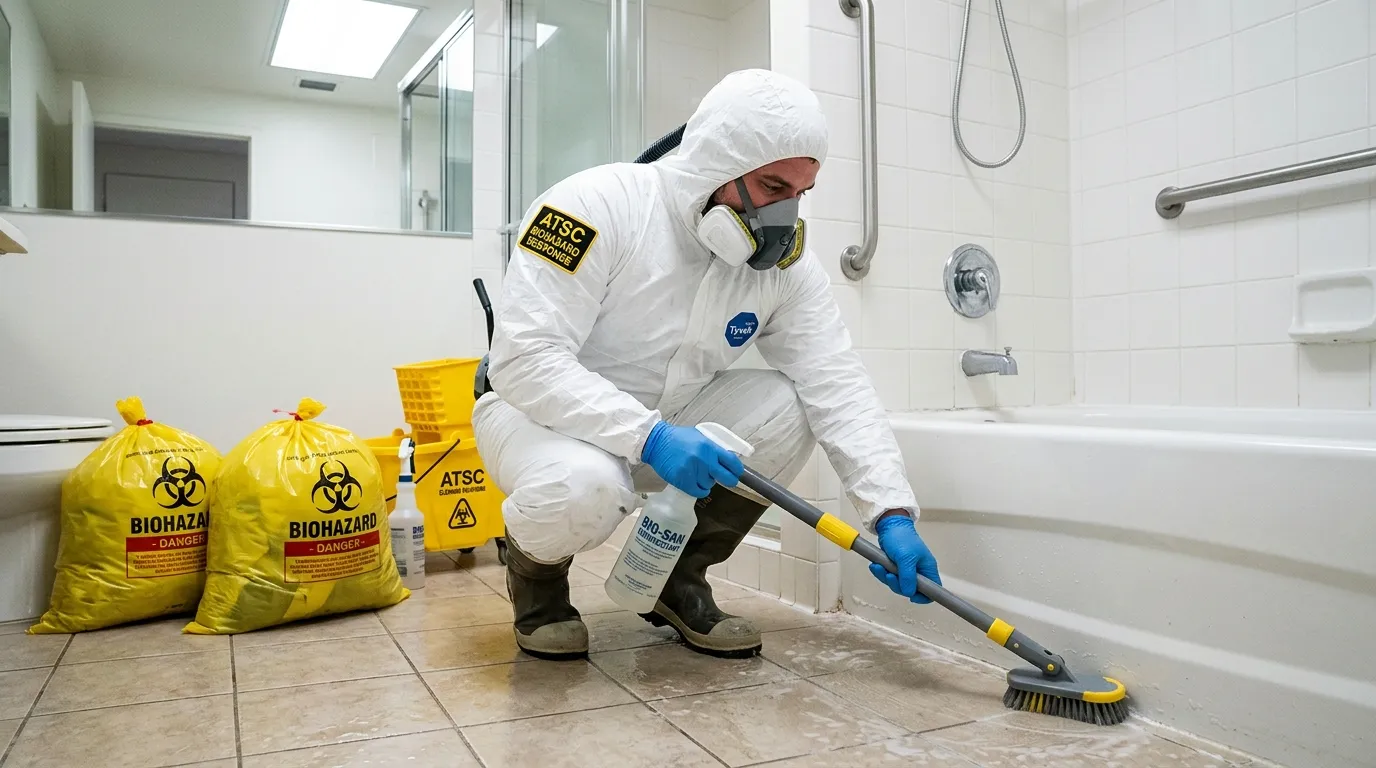 Decontamination equipment deployed for Blood Cleanup in Back Bay